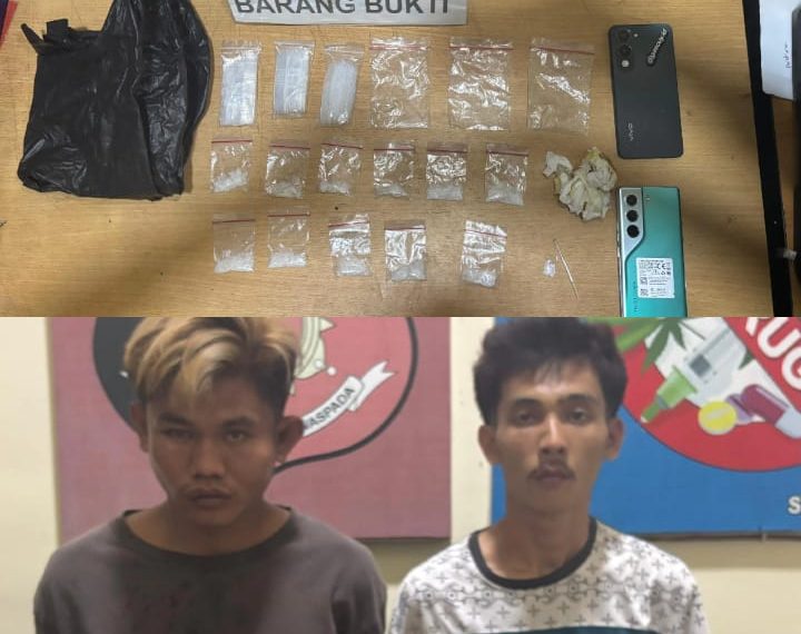 Bawa Belasan Paket Sabu, Dua Pemuda Asal Sumsel Diciduk Polisi di Jalur Lintas Kepahiang