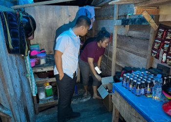 Operasi Pekat Nala I 2026, Polsek Semidang Alas Maras Tertibkan Warem dan Sita 63 Botol Miras