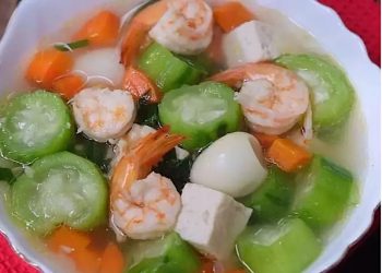 Resep Sup Oyong Udang Telur Puyuh: Cara Masak Kuah Bening Segar dan Sehat