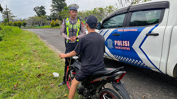 Satlantas Polres Seluma Razia Balap Liar di Komplek Perkantoran, Pelaku Terancam Denda Rp3 Juta