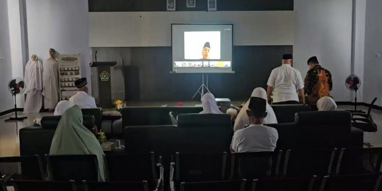 Minim Peserta, 9 CJH Bengkulu Tengah Ikut Manasik Gabungan Secara Virtual