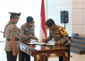 Polda Bengkulu Gelar Sertijab, Irwasda dan Kapolresta Resmi Berganti