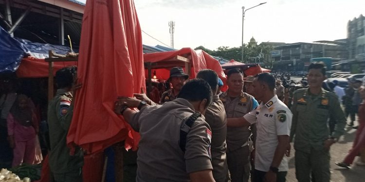 Bangun Pasar Subuh, Jalan Kedondong Panorama Mulai Distrerilisasi Satpol PP