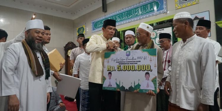 Safari Ramadan di Kaur, Pemprov Bengkulu Alokasi Anggaran Rp 36 Miliar untuk Pembangunan Infrastruktur
