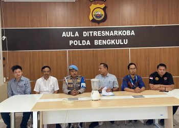Sabu 3,99 Gram Hasil Ungkapan Kasus di Mukomuko Dimusnahkan Polda Bengkulu