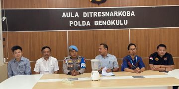 Sabu 3,99 Gram Hasil Ungkapan Kasus di Mukomuko Dimusnahkan Polda Bengkulu