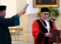 Dilantik di Istana Negara, Adies Kadir Sah Menjabat Hakim Mahkamah Konstitusi