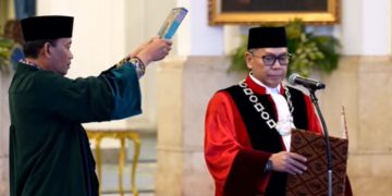 Dilantik di Istana Negara, Adies Kadir Sah Menjabat Hakim Mahkamah Konstitusi