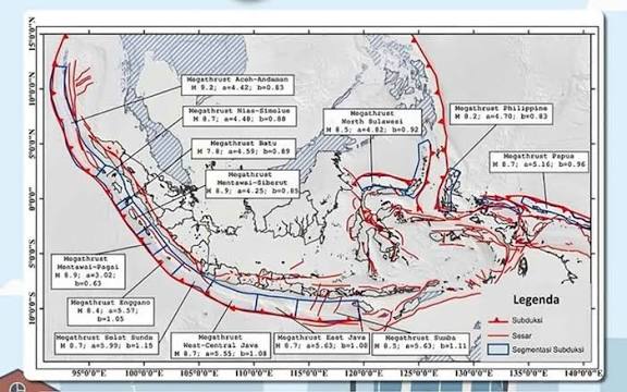 Ancaman Megathrust Mengintai Indonesia, Ini 11 Daftar Wilayah Paling Rawan