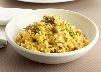 Risotto Pedas Krimi: Hidangan Perpaduan Italia Tetap Selera Nusantara