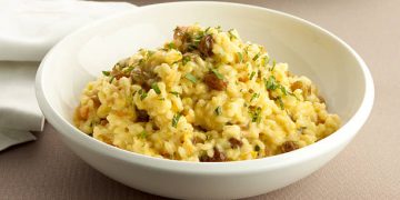 Risotto Pedas Krimi: Hidangan Perpaduan Italia Tetap Selera Nusantara