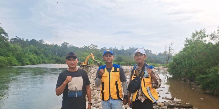 Perkuat Bendungan Selebang, Pemkab BS Pasang 2.000 Bronjong Atasi Abrasi dan Pendangkalan